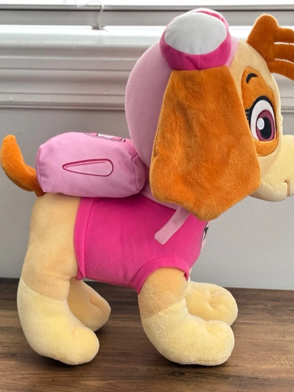Nick Jr Paw Patrol LARGE Skye Plush Pink Girl Pillow Puppy Dog Stuffed Animal